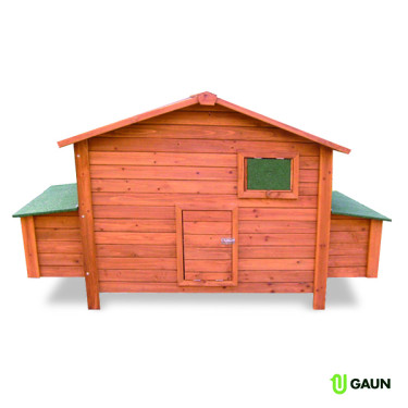 Coteț de găini și gâște din lemn BERLIN MAXI, 1910×1100×885mm