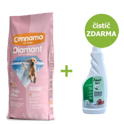 Granule pentru câini (căței) Diamant Dog Puppy 15 kg + detergent gratuit