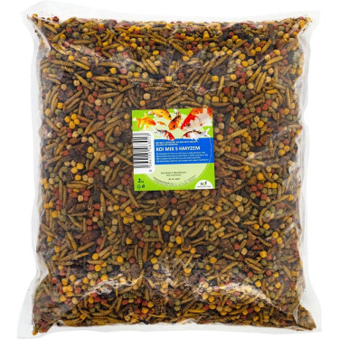 Koi mix - Hrană plutitoare pentru pești ornamentali de iaz, cu ingredient din insecte 2 kg