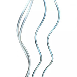 Suport pentru roșii SPIRALA argintiu d6.5mm 180cm