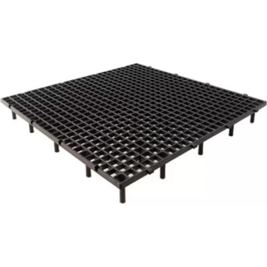 Grătar de podea AGROFORTEL - 51x51x8 cm, dimensiunea orificiului 1,9 x 1,9 cm, bunuri second-hand
