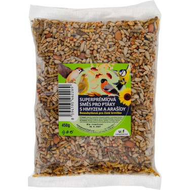 Amestec pentru păsări cu insecte și arahide 450 g