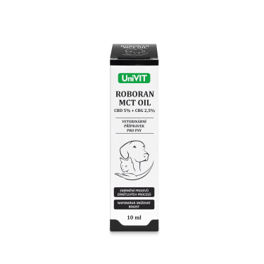 ULEI ROBORAN MCT CBD 5% + CBG 2,5% 10 ML, după expirare