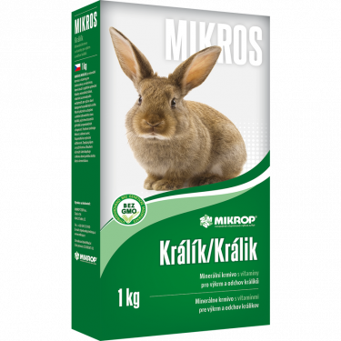 Mikros Rabbit, furaj cu vitamine, 1 kg