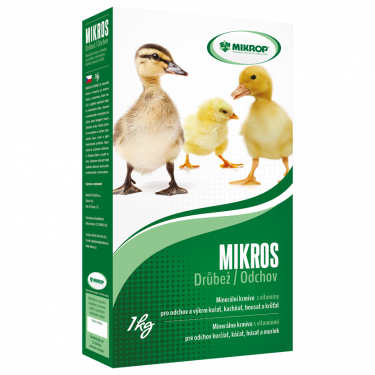 Mikros Poultry - Hrană cu vitamine 1 kg