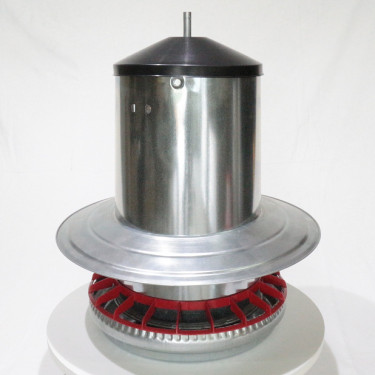 AGROFORTEL Alimentator tub galvanizat - 18 kg - inel de ploaie