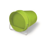 O găleată de 6 L pentru găini și păsări de curte, plastic, verde