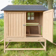 INNSBRUCK Adăpost de găini și coteț din lemn, 1100x1300x1100 mm