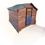 Coteț de găini POLLY SIMPLY L – coteț durabil din HPL pentru 6-8 găini fără întreținere + opțiune Polly AutoDefender