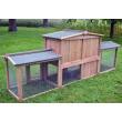 Cușcă din lemn pentru iepuri, 2480x520x900 mm