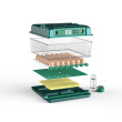 Incubator complet automat AGF-2-12 pentru 12 ouă