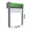 Ușă rulantă automată pentru coteț de găini HHD-0865 – solară, 4 moduri de funcționare