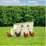 Coteț de găini din plastic Happy Nest - 132 x 80 x 85 cm