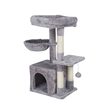 Stâlp de zgâriat pentru pisici Mia, 40x30x77 cm