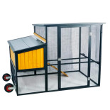 Coș de găini mobil din lemn GAUN ANKARA 10380