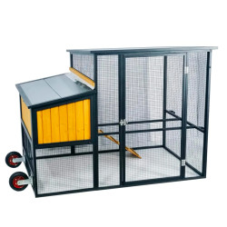 Coș de găini mobil din lemn GAUN ANKARA 10380