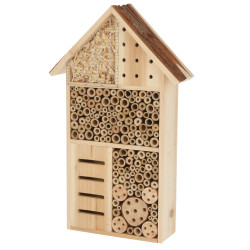 Hotel din lemn pentru insecte KERBL 27x9x49 cm