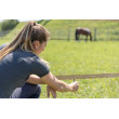 Cablu de interconectare pentru el. gard - sursă/bandă, 125 cm  