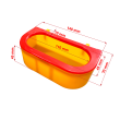 Adăpator suspendat pentru cușcă, 140 x 70 x 45 mm