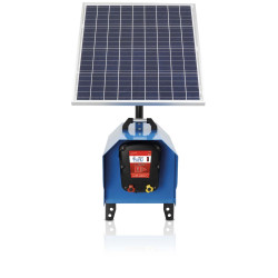 Set solar PUHU pentru gard electric 8J + panou 60 W