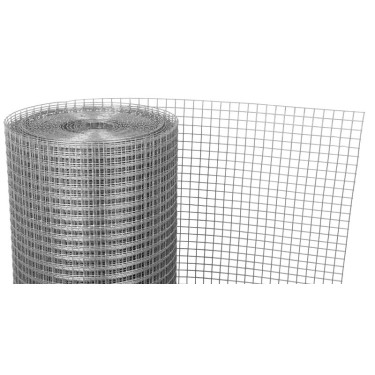 Plasă ZN 1000/12.7x12.7/0.8 mm, 5m, pătrată, grădină, reproducere