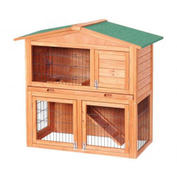 Cușcă din lemn pentru iepuri HONGKONG MAXI, 1000x450x1000 mm