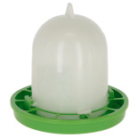 Hrănitoare pentru păsări cu închidere tip baionetă, 1 kg, alb/verde