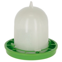 Hrănitoare pentru păsări cu închidere tip baionetă, 1 kg, alb/verde