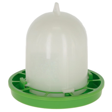 Hrănitoare pentru păsări cu închidere tip baionetă, 1 kg, alb/verde