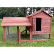 Cușcă din lemn pentru iepuri BEROUN, 1560x880x980 mm