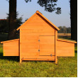 Coteț din lemn și adăpost pentru găini sau gâște, BUDAPEST, 1540x550x1170 MM