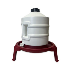 Bol de băut de 12 litri, montat pe picior - butoi