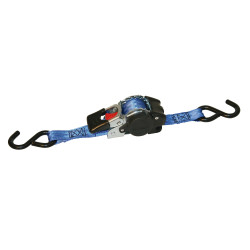 Chingă de ancorare auto-retractabilă KERBL 37181 3 m / 25 mm / 300 kg, albastră