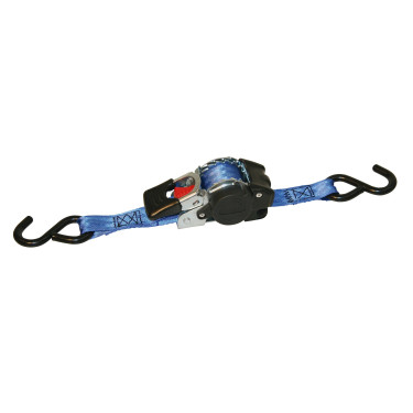 Chingă de ancorare auto-retractabilă KERBL 37181 3 m / 25 mm / 300 kg, albastră