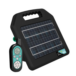 Sursă solară RF portabilă pentru gard electric, DUO RF SDX08 cu controler