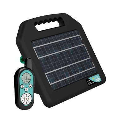 Sursă solară RF portabilă pentru gard electric, DUO RF SDX08 cu controler