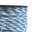 Cablu pentru gard electric, diametru 6 mm, alb-albastru