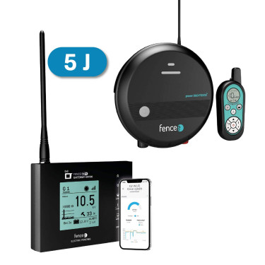 Set gard electric Smart Farm - sursă RF cu telecomandă de 5 J - gateway WiFi - control telefonic