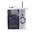 Kit de bază pentru gard solar cu cutie portabilă, controler de 10 A, panou de 100 W, consolă