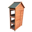 Cușcă din lemn pentru iepuri FLORENCIE, 915x450x1160 mm