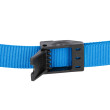 Guler de marcare pentru bovine cu clips, albastru, 130 cm 