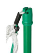 Plasă TitanNet pentru oi, 50 m × 108 cm, vârf dublu, alb-verde, AKO 