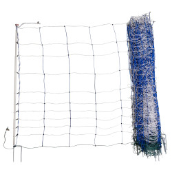 AKO TitanNet 145, albastru-alb, 50 m, 145 cm, vârf dublu