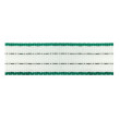 Bandă pentru gard electric Star 200 m, 40 mm, alb-verde