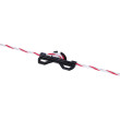 Întinzător pentru frânghie/sârmă, negru, plastic, 5 buc. 