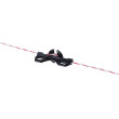 Întinzător pentru frânghie/sârmă, negru, plastic, 5 buc. 