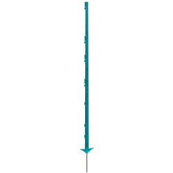Stâlp de plastic pentru gard electric, 156 cm, albastru