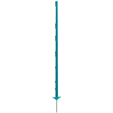 Stâlp de plastic pentru gard electric, 156 cm, albastru