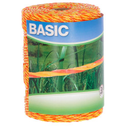 Sfoară pentru gard electric BASIC 250 m, 3 x 0,20 mm Niro, galben/portocaliu