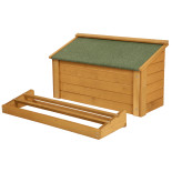 Biban și cuib pentru păsări de curte, 85 x 37 x 48 cm